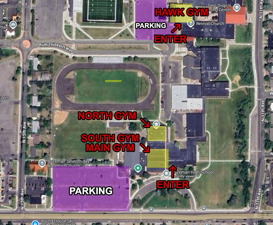 Bozeman High Parking 2025